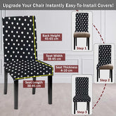 LAZI | printed dining chair cover on livebetterindia.com
